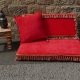 Marrakesh Red City Mattress Set With Scatter Cushion